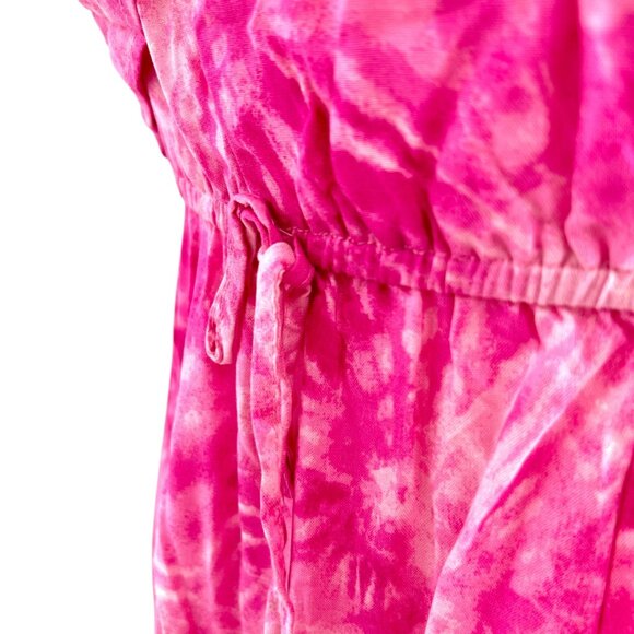 Japna Pink Tie-Dye Strapless Maxi Dress Size Medium NWT - Picture 10 of 14
